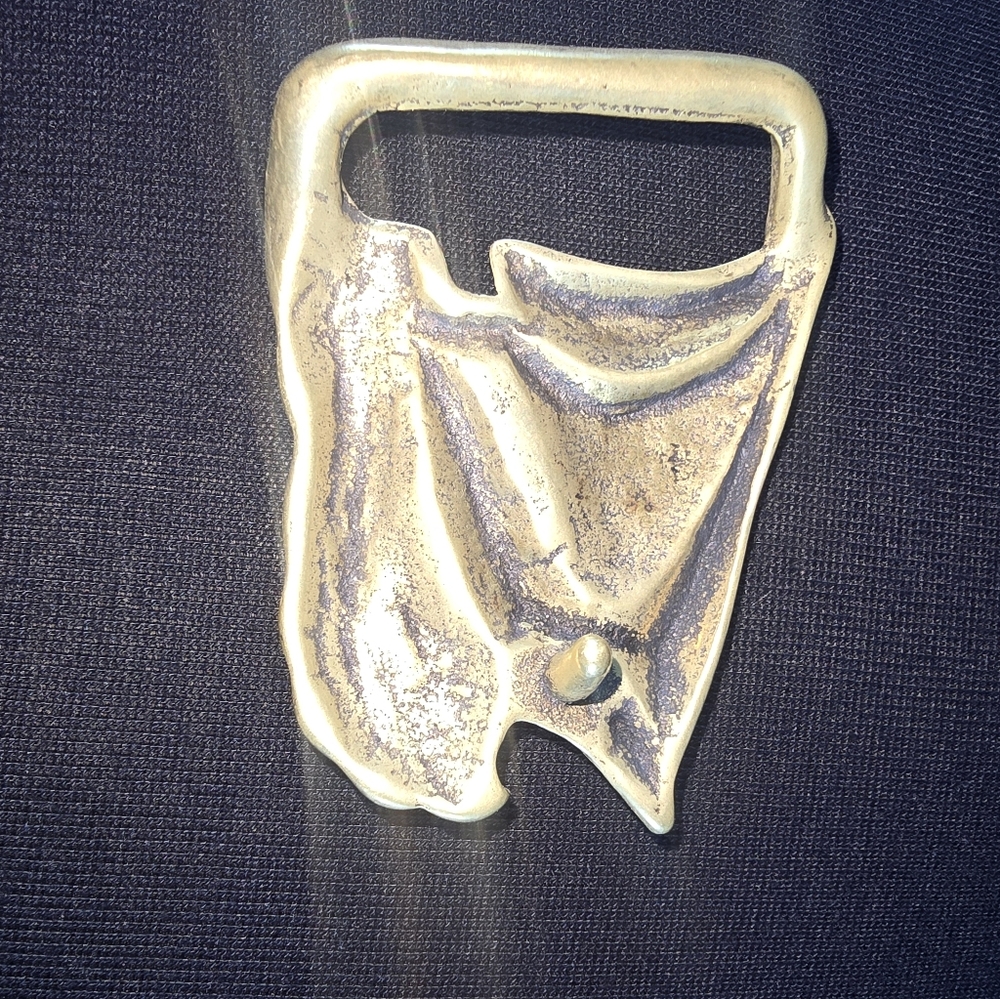 Solid Brass, Sailing Ship, Sailor Trinity, Belt B… - image 2